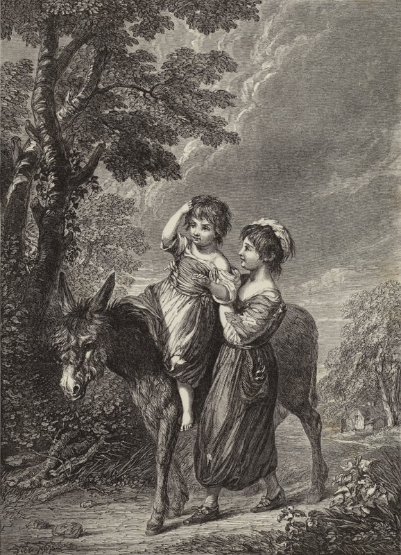 Parasztgyerekek alkotó: Thomas after Gainsborough