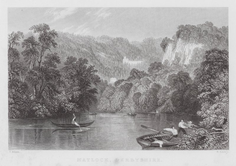 Matlock, Derbyshire (metszet) alkotó: Thomas (after) Allom