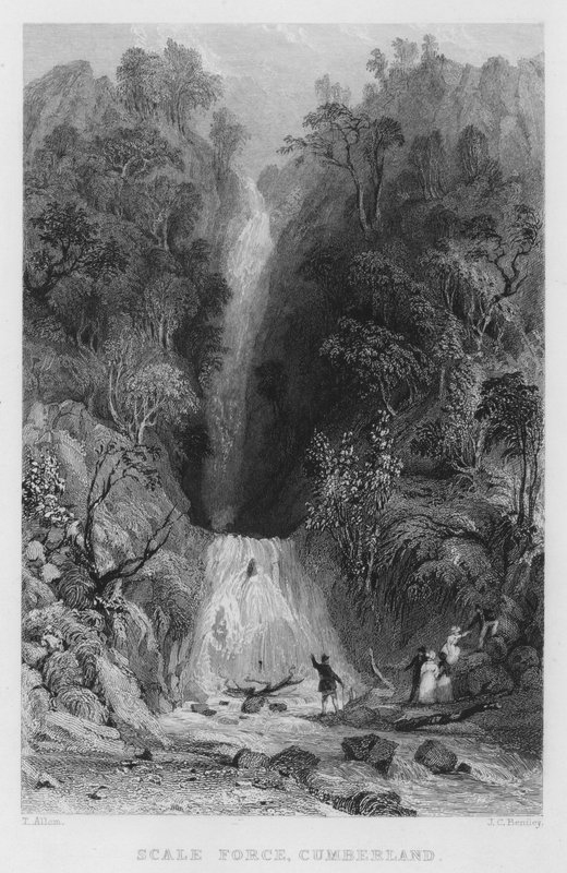 Scale Force, Cumberland (metszet) alkotó: Thomas (after) Allom