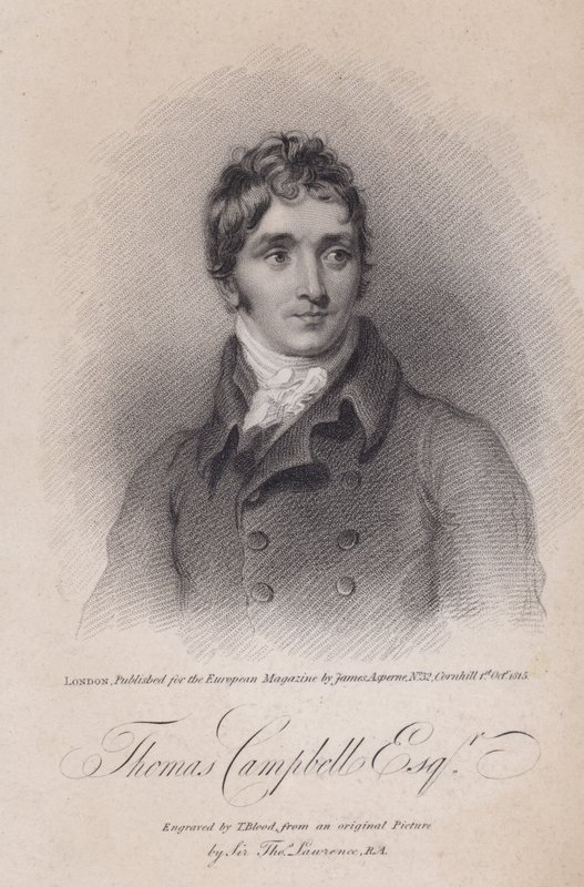 Thomas Campbell skót költő alkotó: Thomas (after) Lawrence