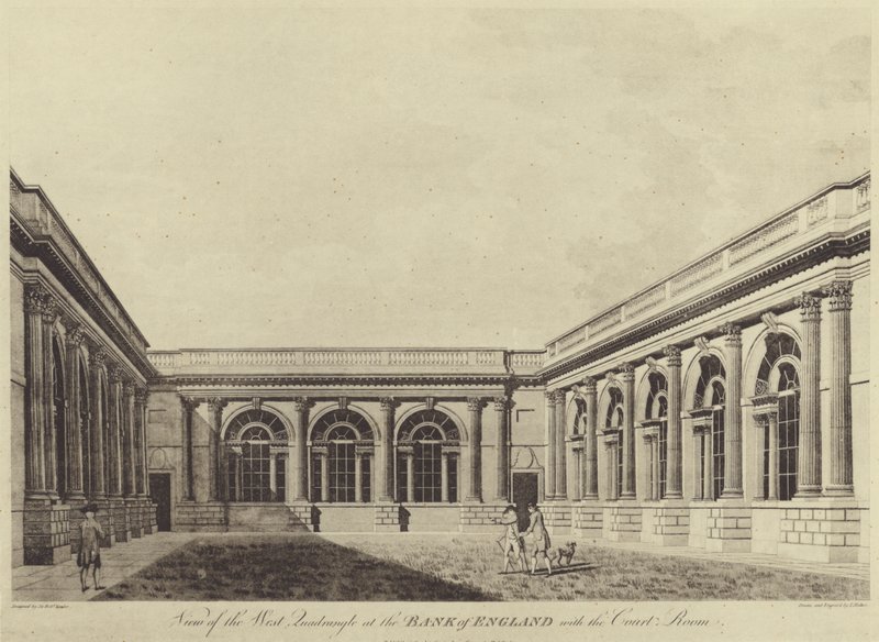 The Garden Court, Bank of England alkotó: Thomas (after) Malton