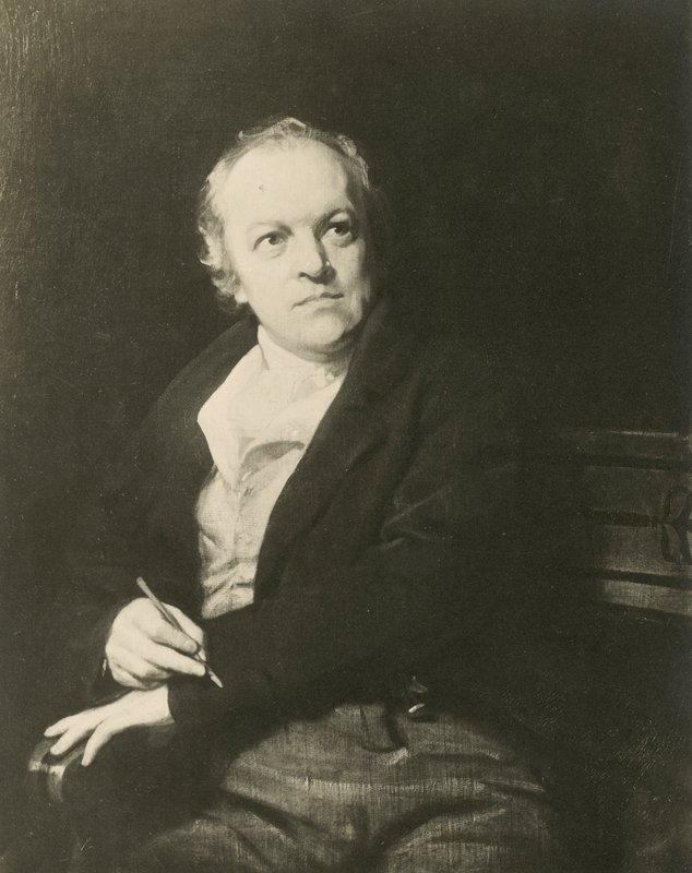 William Blake angol költő és művész (litho) alkotó: Thomas (after) Phillips