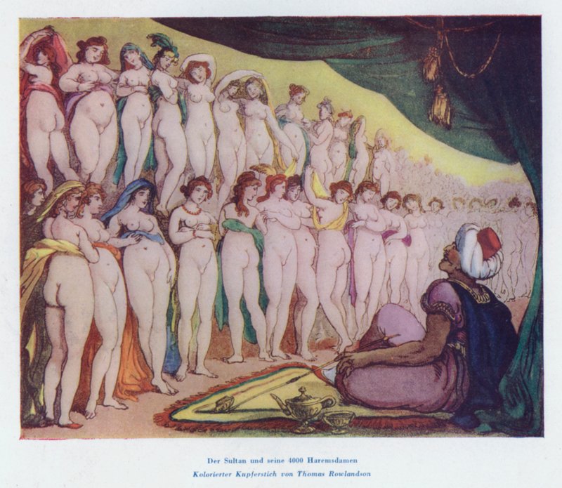 A hárem (színes litó) alkotó: Thomas (after) Rowlandson