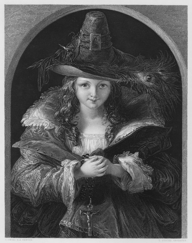 A Chapeau De Brigand, a Vernon Gallery képéről (metszet) alkotó: Thomas (after) Uwins
