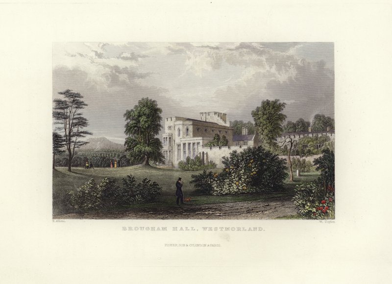 Brougham Hall alkotó: Thomas Allom