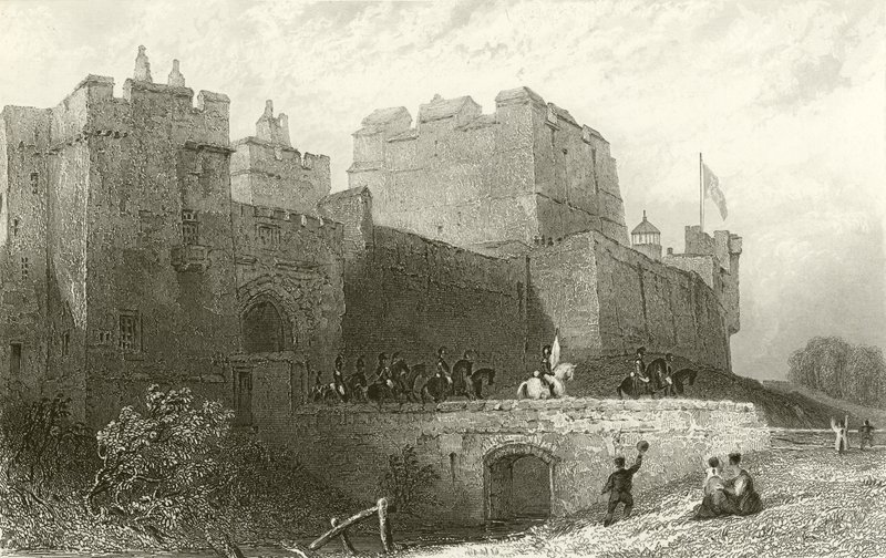 Carlisle kastély, Cumberland alkotó: Thomas Allom