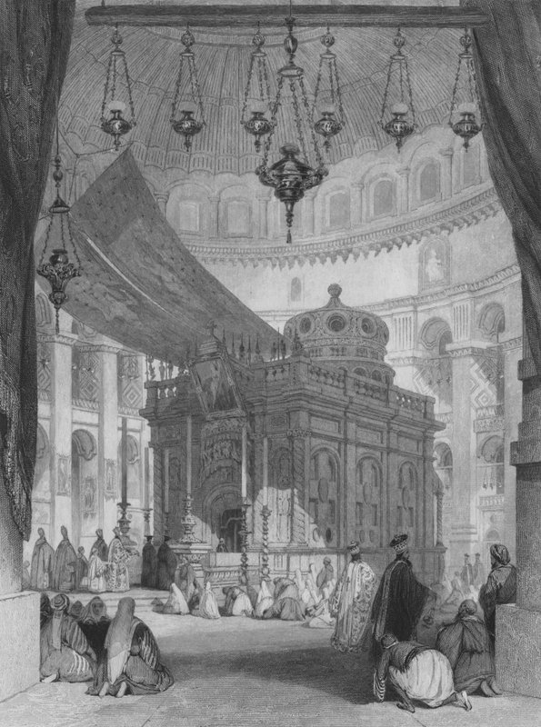 Szent Sír-templom, Jeruzsálem alkotó: Thomas Allom