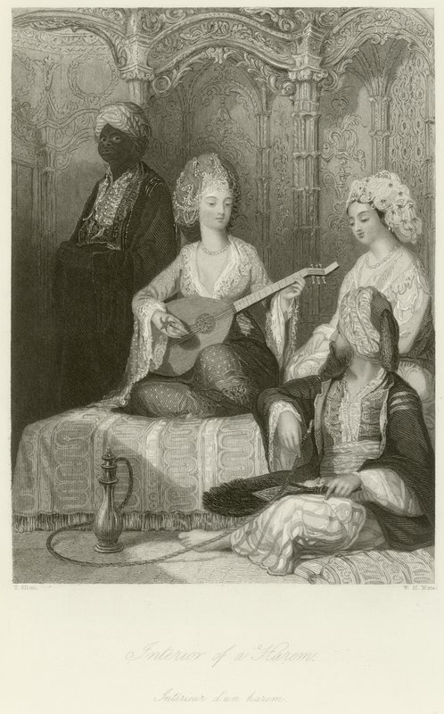 Egy hárem belseje alkotó: Thomas Allom