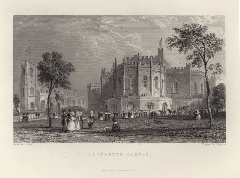 Lancaster kastély alkotó: Thomas Allom