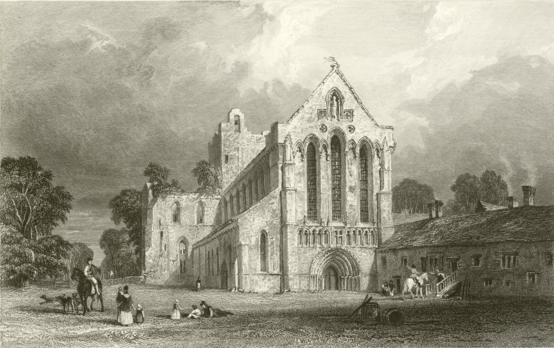 Lanercost Priory, Cumberland alkotó: Thomas Allom