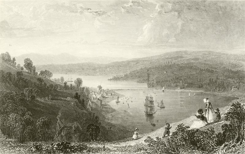 Teignmouth, a Nessből alkotó: Thomas Allom
