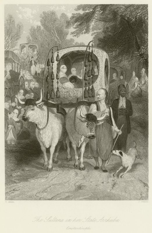 A szultána az ő állami Arrhuba alkotó: Thomas Allom