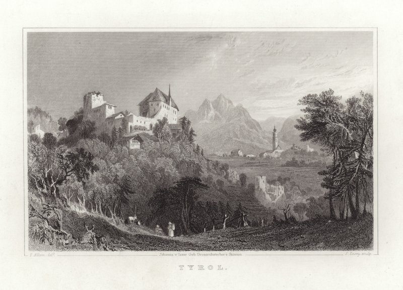 Tirol alkotó: Thomas Allom