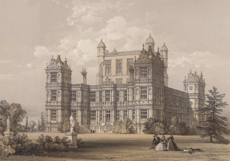 Wollaton Hall, Nottinghamshire alkotó: Thomas Allom