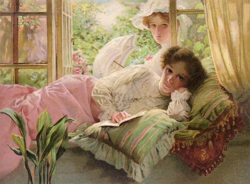 Anyai pihenőidő (színes litó) alkotó: Thomas Benjamin Kennington