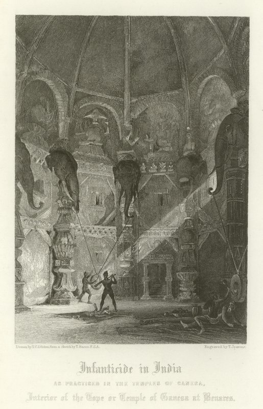Gyermekgyilkosság Indiában alkotó: Thomas Colman Dibdin