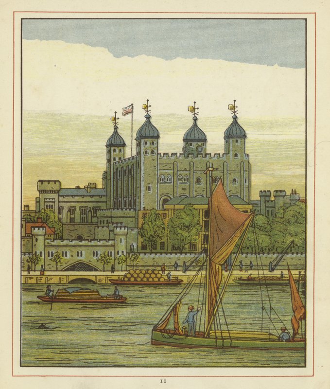 Hajók a Temzén, a londoni toronnyal azon túl alkotó: Thomas Crane