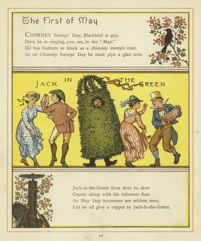 Verssorok május elsejéről és Jack in the Green-ről alkotó: Thomas Crane