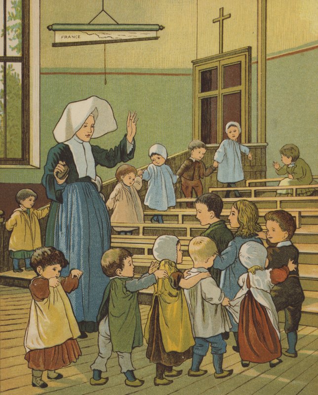 Rouen: iskolai fúró (színes litho) alkotó: Thomas Crane