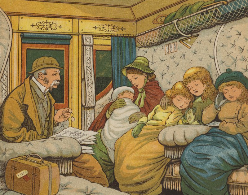 Éjszakai utazás Calais-ba (színes litó) alkotó: Thomas Crane