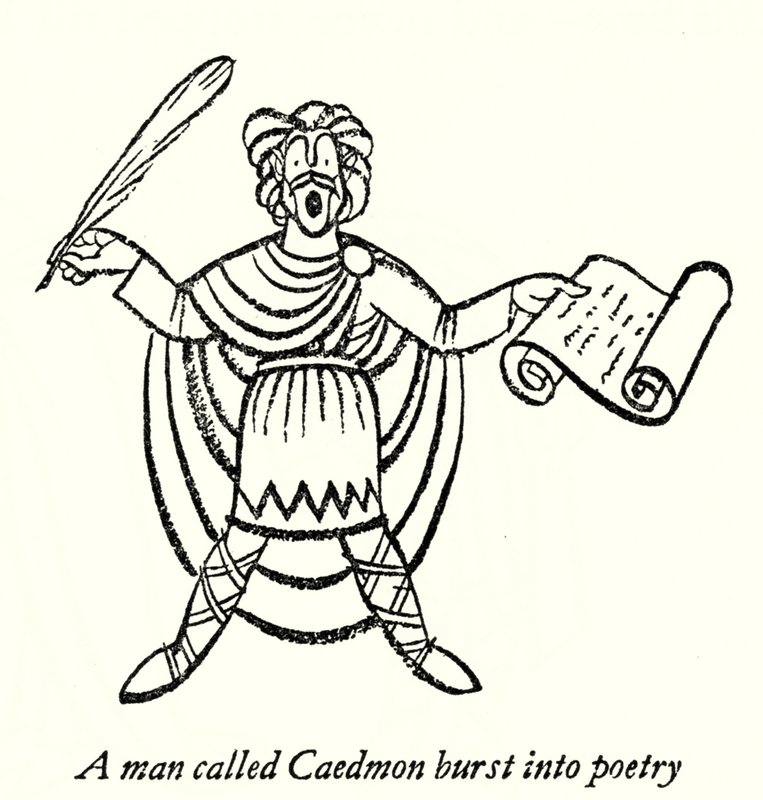 Caedmon (litográfia) alkotó: Thomas Derrick