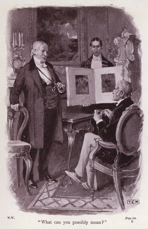 Illusztráció: The Woman In White, Wilkie Collins (litho) alkotó: Thomas Eyre Macklin