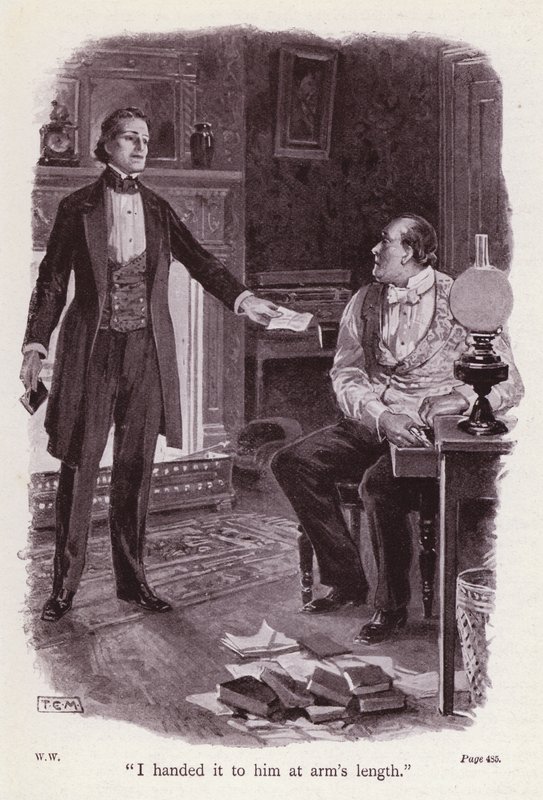 Illusztráció: The Woman In White, Wilkie Collins (litho) alkotó: Thomas Eyre Macklin