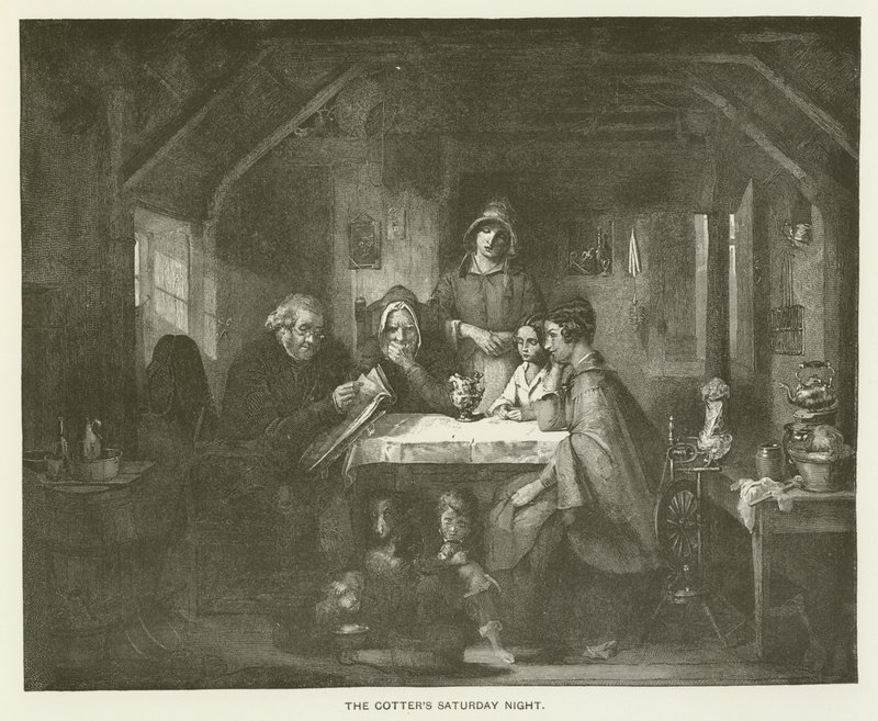 Cotters szombat este alkotó: Thomas Faed