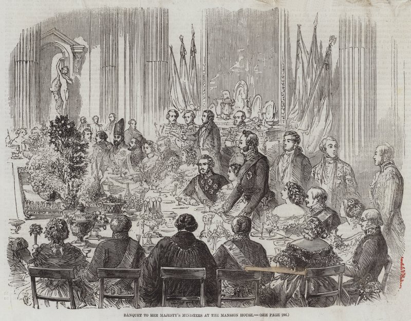 Bankett őfelsége minisztereinek a Kúria Házában alkotó: Thomas Harrington Wilson