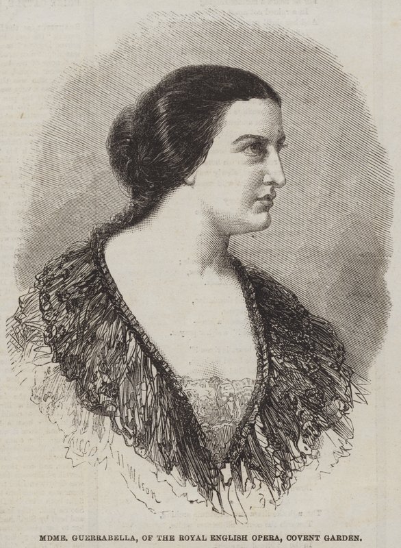 Madame Guerrabella, az Angol Királyi Operából, Covent Gardenből alkotó: Thomas Harrington Wilson