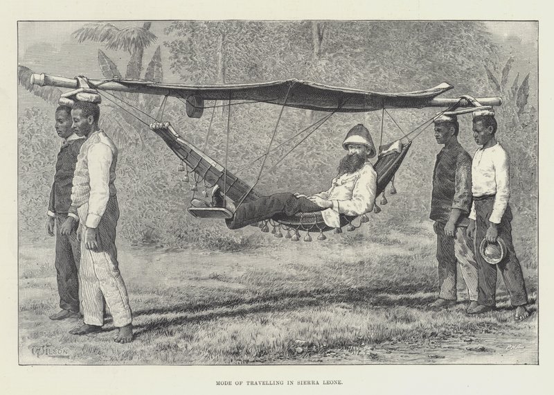 Utazás módja Sierra Leonéban alkotó: Thomas Harrington Wilson