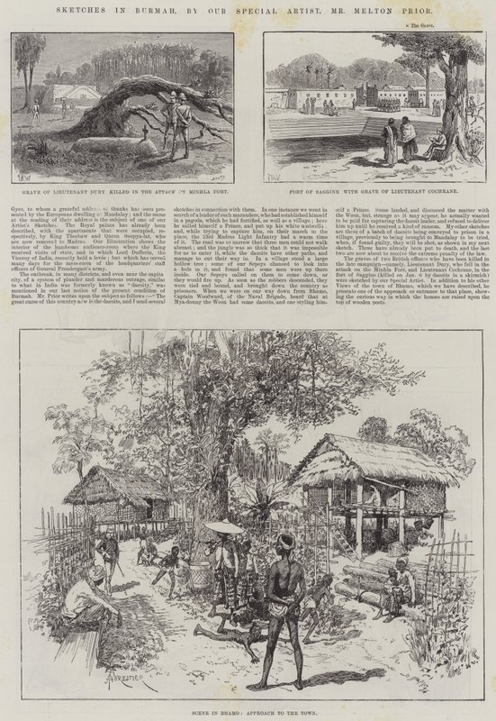 Vázlatok Burmában alkotó: Thomas Harrington Wilson