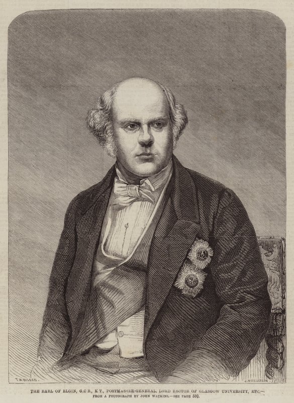 The Earl of Elgin, GCB, KT, Postmaster-General, Lord Rector of Glasgow University, stb alkotó: Thomas Harrington Wilson