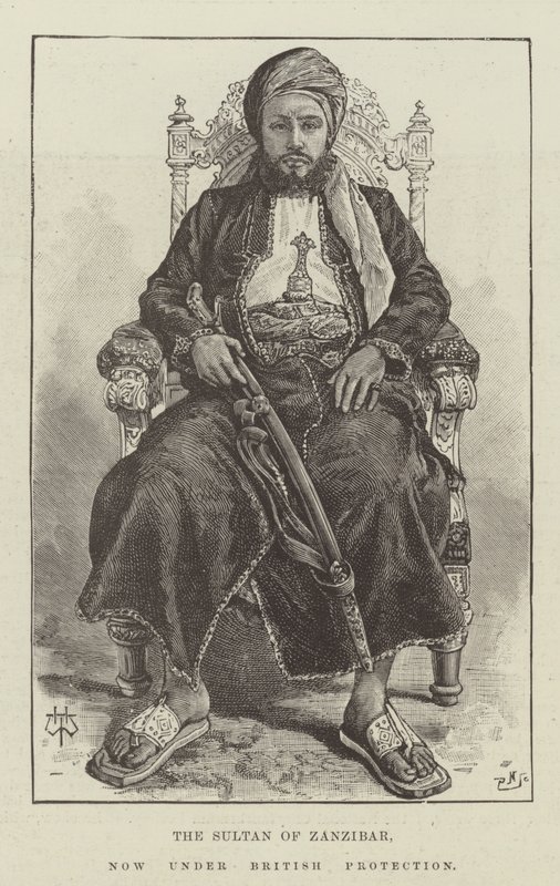 Zanzibár szultána, jelenleg brit védelme alatt áll alkotó: Thomas Harrington Wilson