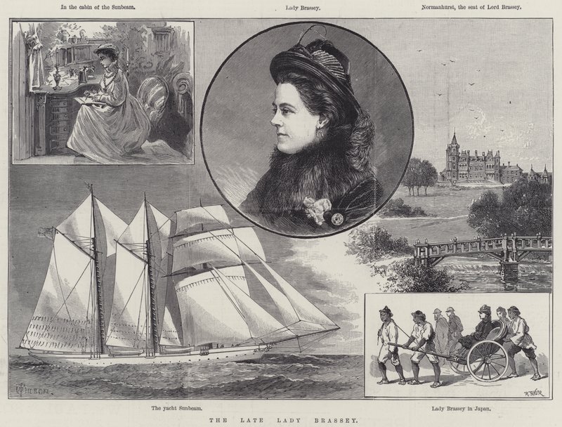 A néhai Lady Brassey alkotó: Thomas Harrington Wilson