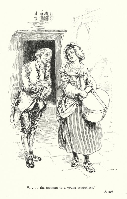 Illusztráció Laurence Sterne A Sentimental Journey című könyvéhez (litográfia) alkotó: Thomas Heath Robinson