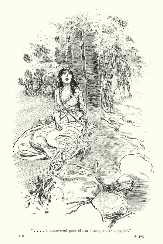 Illusztráció Laurence Sterne A Sentimental Journey című könyvéhez (litográfia) alkotó: Thomas Heath Robinson