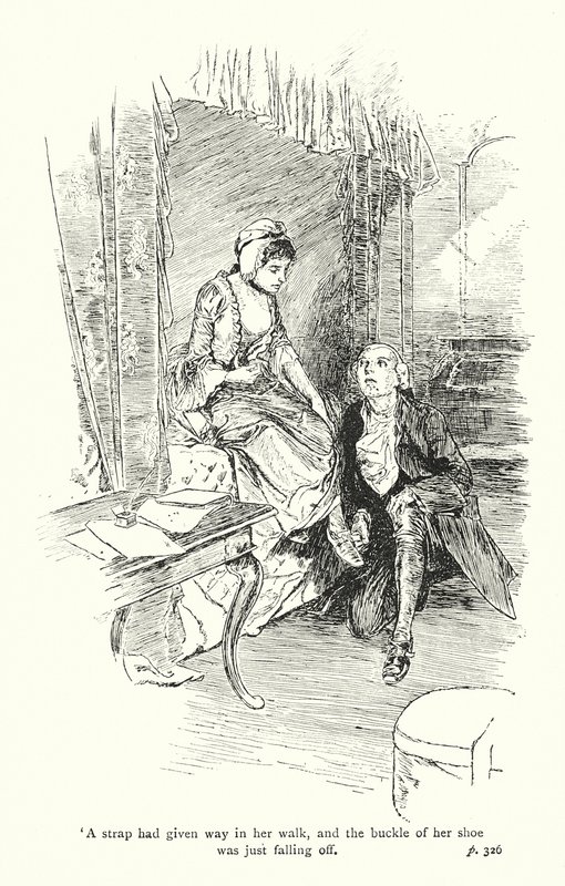 Illusztráció Laurence Sterne A Sentimental Journey című könyvéhez (litográfia) alkotó: Thomas Heath Robinson