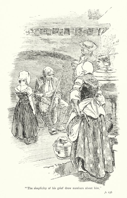 Illusztráció Laurence Sterne A Sentimental Journey című könyvéhez (litográfia) alkotó: Thomas Heath Robinson