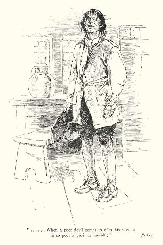 Illusztráció Laurence Sterne A Sentimental Journey című könyvéhez (litográfia) alkotó: Thomas Heath Robinson