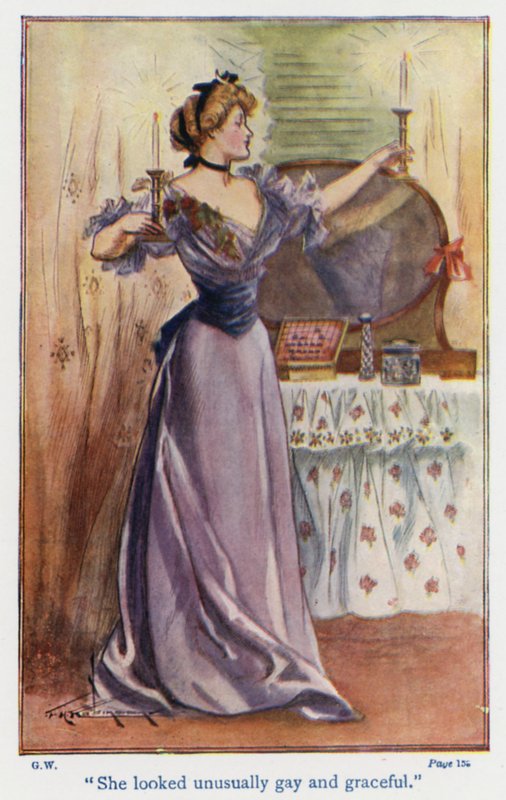 Illusztráció Louisa M Alcott Good Wives című könyvéhez (színes litográfia) alkotó: Thomas Heath Robinson