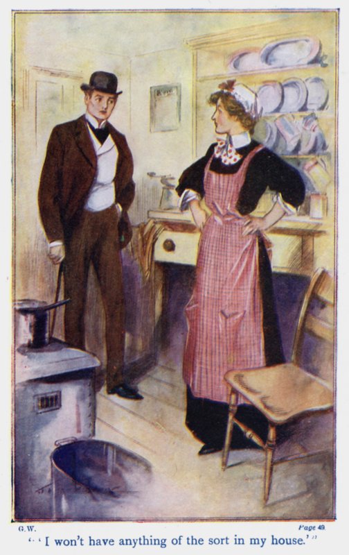 Illusztráció Louisa M Alcott Good Wives című könyvéhez (színes litográfia) alkotó: Thomas Heath Robinson