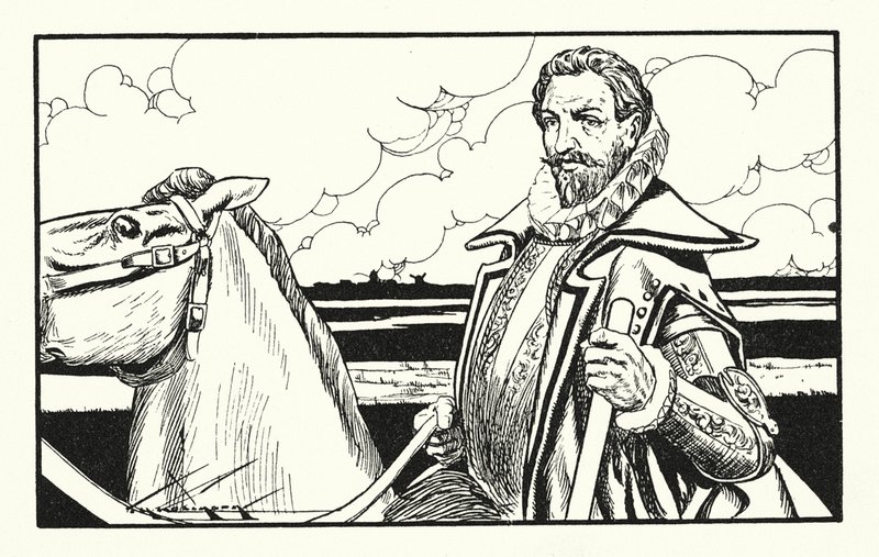 Néma Vilmos, Hollandia hőse (litográfia) alkotó: Thomas Heath Robinson