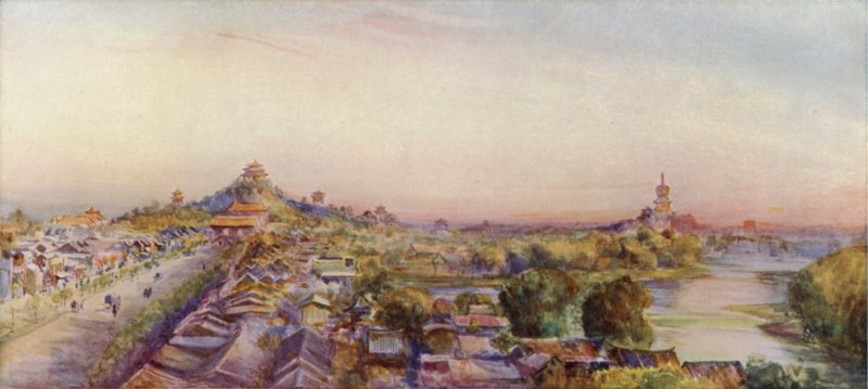 Peking, a Dobtoronyból nézve alkotó: Thomas Hodgson Liddell