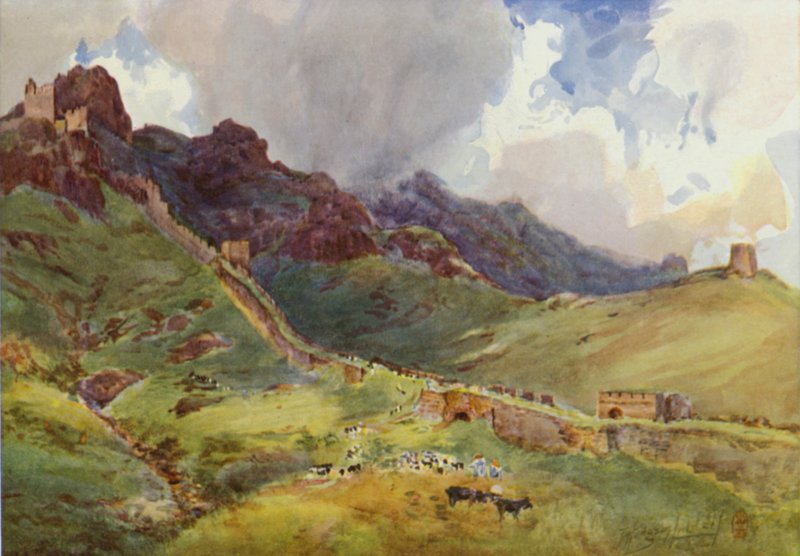 A Nagy Fal Shan-Hai-Kwan felett alkotó: Thomas Hodgson Liddell