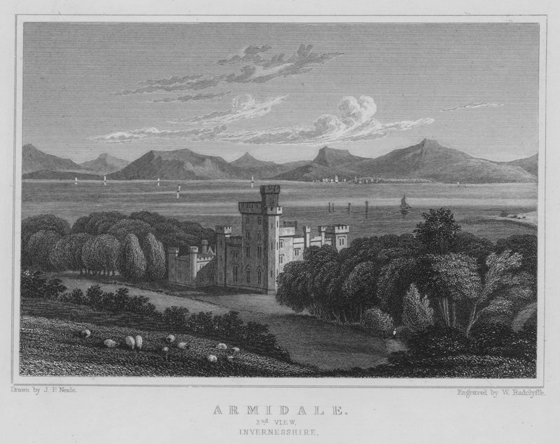 Armidale, 2nd View, Invernesshire (metszet) alkotó: Thomas Hosmer Shepherd