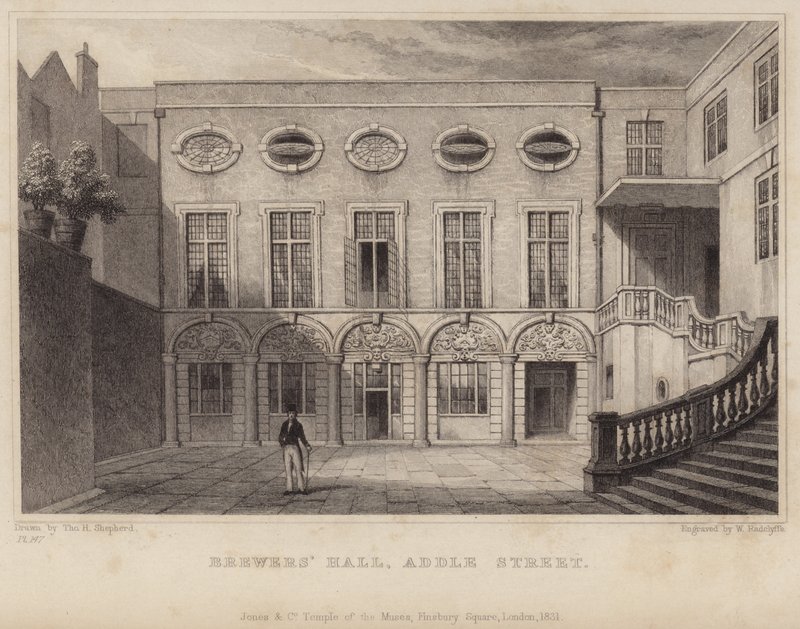 Brewers Hall az Addle Street-en alkotó: Thomas Hosmer Shepherd