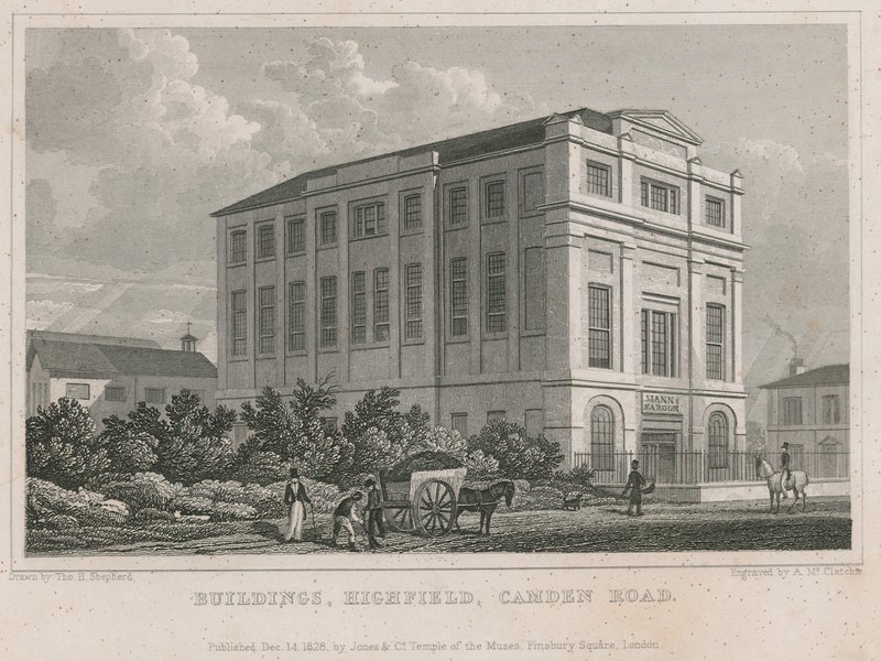 Highfield on Camden Road-i épületek alkotó: Thomas Hosmer Shepherd