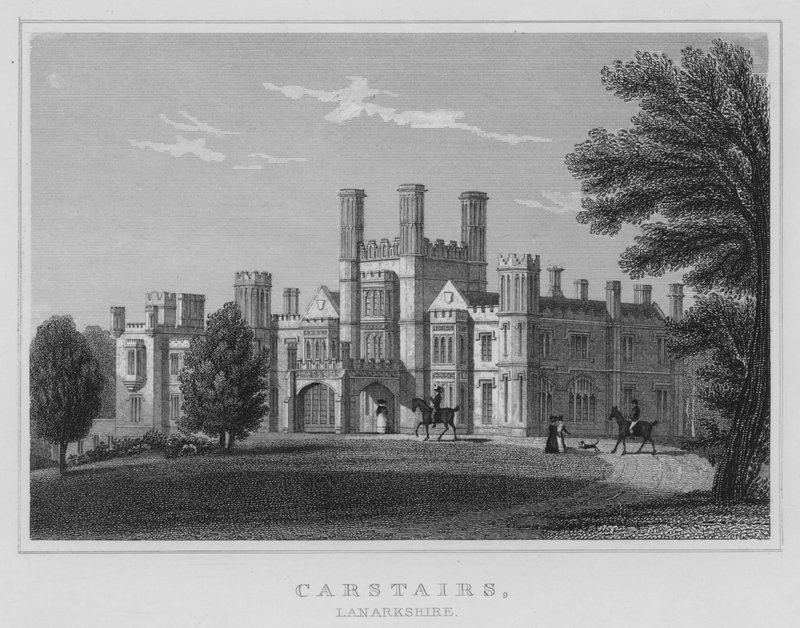 Carstairs, Lanarkshire (metszet) alkotó: Thomas Hosmer Shepherd