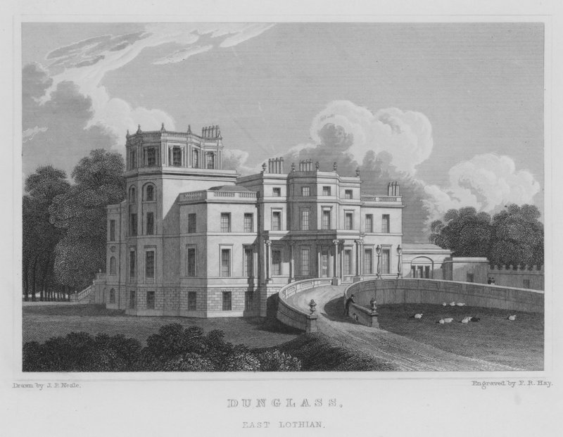 Dunglass, East Lothian (metszet) alkotó: Thomas Hosmer Shepherd